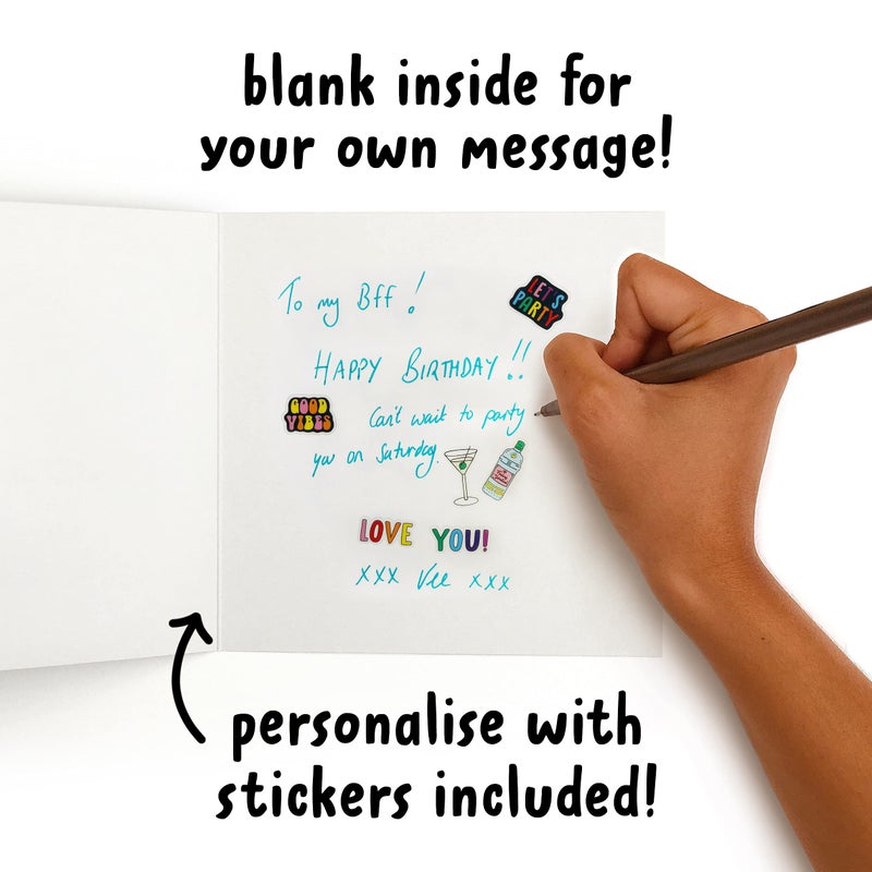 CENTRAL 23 - Fun 'Gamers Don't Age' Birthday Card for Him - Gamers Birthday Card - Comes with Fun Stickers - Image 5